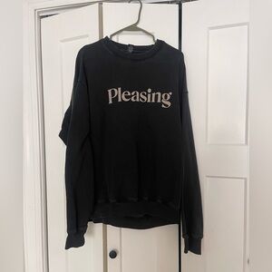 Black Pleasing Crewneck